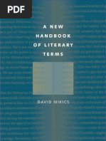 A New Handbook of Literary Terms