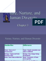 Nature, Nurture, and Human Diversity