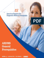 ARDMS General Prerequisites