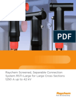 Raychem Screened, Separable Connection System RSTI-Large For Large Cross Sections 1250 A Up To 42 KV