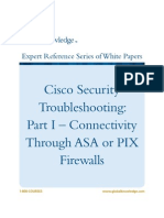 Cisco Security Troubleshooting: Part I - Connectivity Through ASA or PIX Firewalls