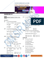 Master Sheet Quadratic Equation by OM Sir