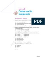 Carbon and Its Compounds: Multiple Choice Questions