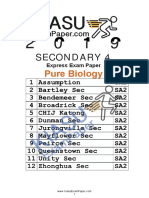 2019 Sec 4 Pure Biology-12s