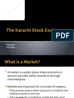 The Karachi Stock Exchange