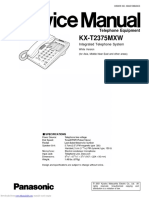 Panasonic KX-T2375MXW Service Manual