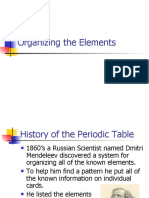 Organizing The Elements