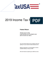 Income Tax Return 2019