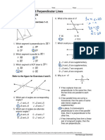 Parallel and Perpendicular Lines: Chapter 3 - 2A