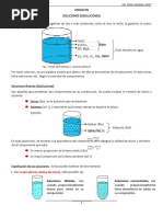 Introdución A Soluciones y Solubilidad