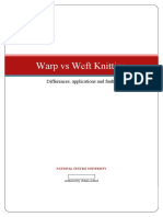 Warp Vs Weft Knitting