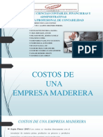 Costos de Una Empresa Maderera