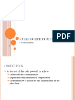 Sales Force Compensation