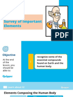 Survey of Important Elements: Lesson 5.2