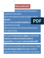 Les Matrices Extracellulaires