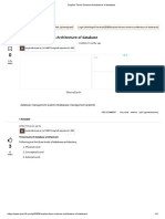 Explain Three-Schema Architecture of Database