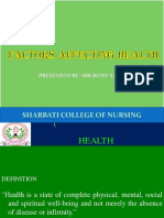 Factors Affecting Health 1