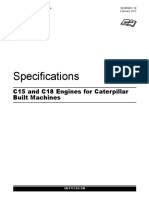 100 Specifications c15 and c18 Caterpillar