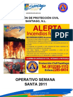 Plan de Prevención y Contingencia Semana Santa 2011