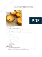 Pastes de Nata