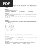 Data Handling Class 8 Extra Questions 