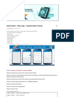 SQLite Kotlin - Notes App - Android Studio Tutorial