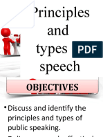 Principles and Types of Speech