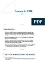 Inference in FOL: Ch-4-II