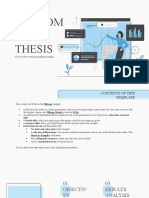 Economics Thesis Blue Variant