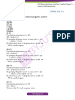 RD Sharma Class 8 Chapter 3 Square and Square Roots