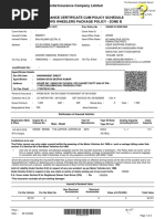 The Oriental Insurance Company Limited: Particulars of Insured Vehicle