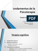 Fundamentos de La Psicoterapia: Terapia Cognitiva