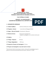 Proyecto de Investigacion Formativa I Diagnostico Pedagogico