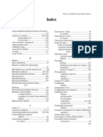 Index: Numerical Methods and Data Analysis