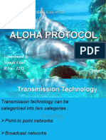 Aloha Protocol Aloha Protocol