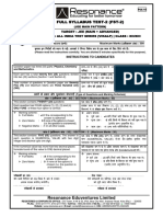 Question Paper With Answer Key and Solutions