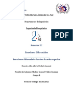 Ecuaciones Diferenciales Lineales de Orden Superior