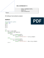 Bda Experiment 5: Roll No. A-52 Name: Janmejay Patil Class: BE-A Batch: A3 Date of Experiment: Date of Submission Grade