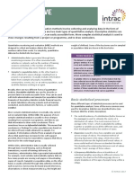 Quantitative Analysis: Basic Statistical Processes