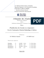 Planification Des Besoins en Composants Cas de L'entreprise Général Emballage D'akbou