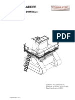 Folding Ladder: Manual For Cat D11N Dozer