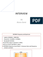 3G Interview Questions in Brief