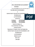 Mini Project Blood Bank and Donor Management System-Documentation