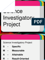 Winter: Science Investigatory Project