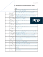 Year 10 (Higher Tier) Remote Learning Curriculum Term 3