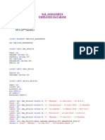 SQL Assignment Employee Database: Submitted By: Komal Ummat L-2010-AE-16-MCA MCA-1 (2 Semester)