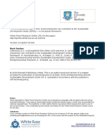 Development Goals (SDGS) - A Conceptual Framework.: Book Section