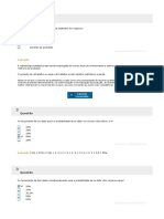 Teste Conhecimento Estatística