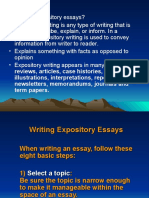 English: Expository Essay 1