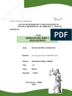 TAREA - Derecho Del Niño y Adolescente